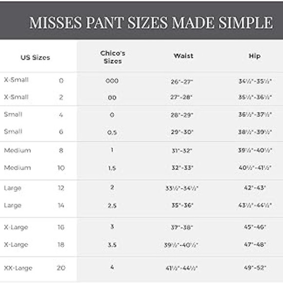 Chico’s Size 0.5 Black/White Cropped Pants - Picture 8 of 8